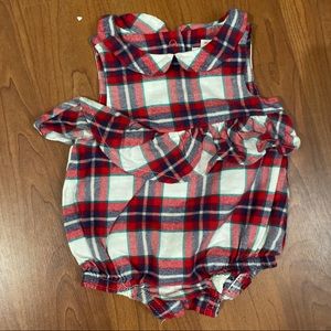 Plaid baby bubble